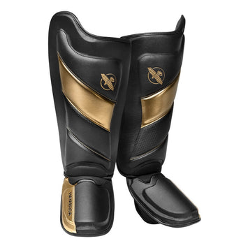 Hayabusa Shin Guards T3 Black - Gold