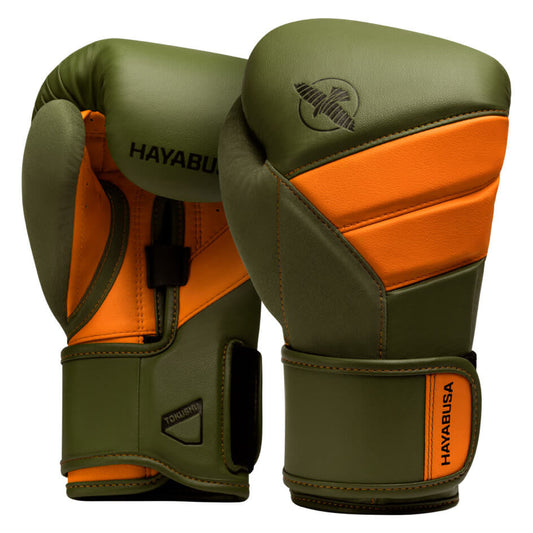 Hayabusa Boxing Gloves T3 Green/Orange