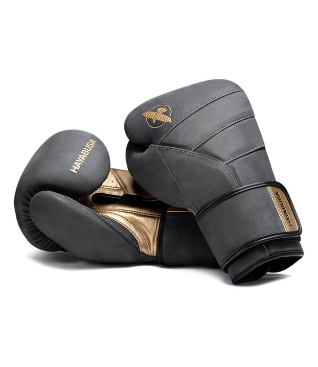 Hayabusa Boxing Gloves T3 LX Obsidian-Gold