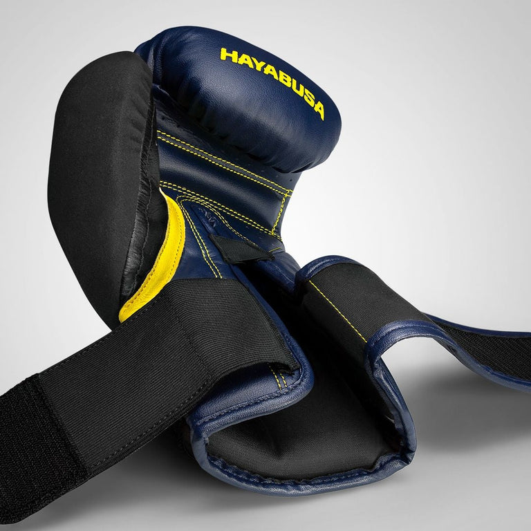 Hayabusa Boxing Gloves T3 Navy/Yellow
