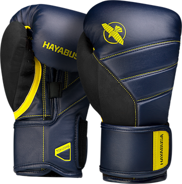 Hayabusa Boxing Gloves T3 Navy/Yellow