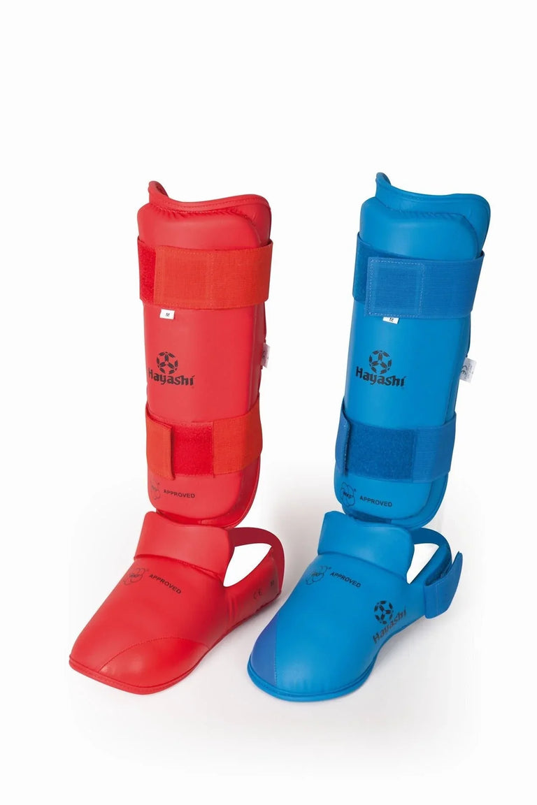 Hayashi Shin Guards WKF Blue