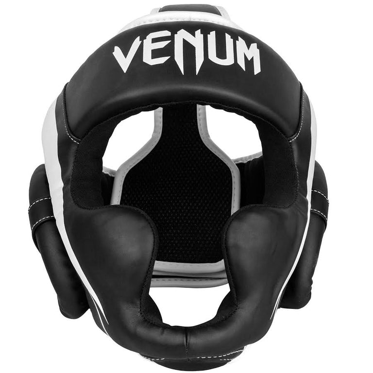 Venum Elite Head Guard Black/White