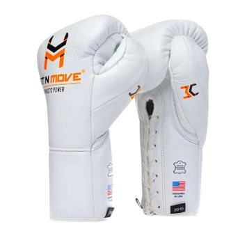 Hit N Move Bag and Conditioning Boxing Gloves Compact 12oz White