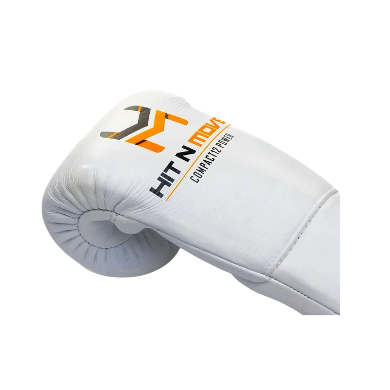 Hit N Move Bag and Conditioning Boxing Gloves Compact 12oz White