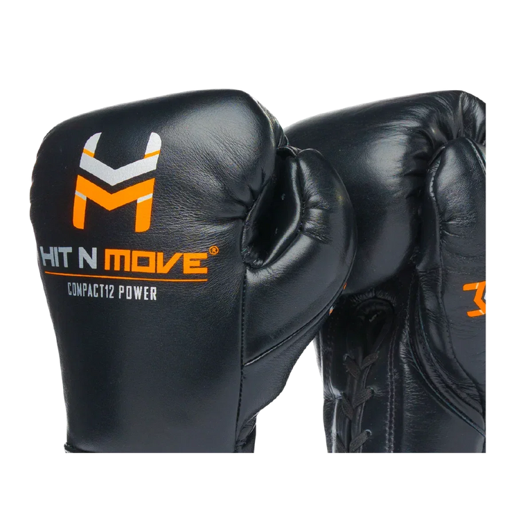 Hit N Move Bag and Conditioning Boxing Gloves Compact 12oz Black