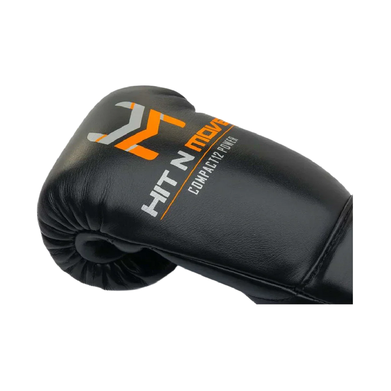 Hit N Move Bag and Conditioning Boxing Gloves Compact 12oz Black