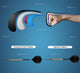Hit N Move Boxing Gloves All Day Pro-Grip Plus White/Gold