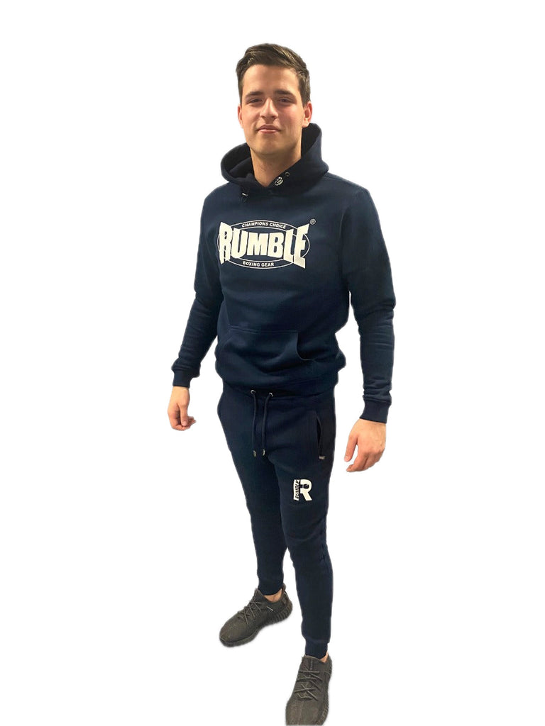 Rumble Hoodie and Pants Navy/White