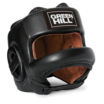 Headguard Green Hill Fort Leather
