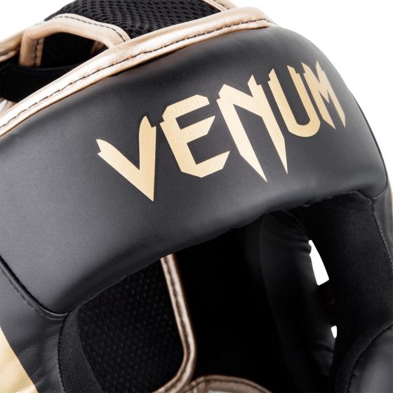 Venum Head guard Elite Black/Gold