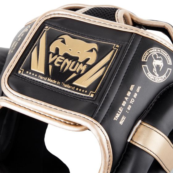 Venum Head guard Elite Black/Gold