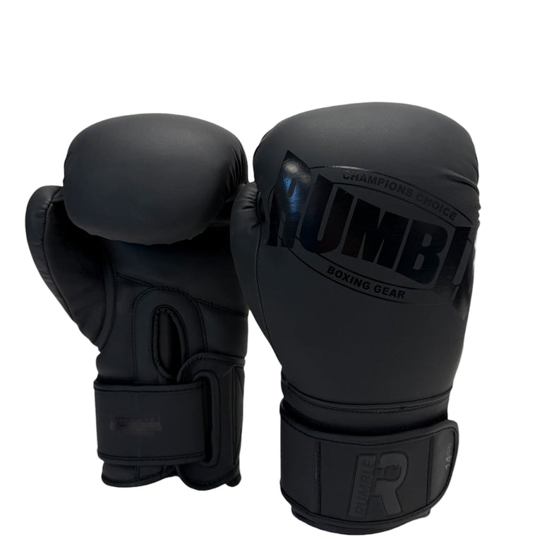 Rumble Boxing Gloves PU Beginner 2.0 Black/Black