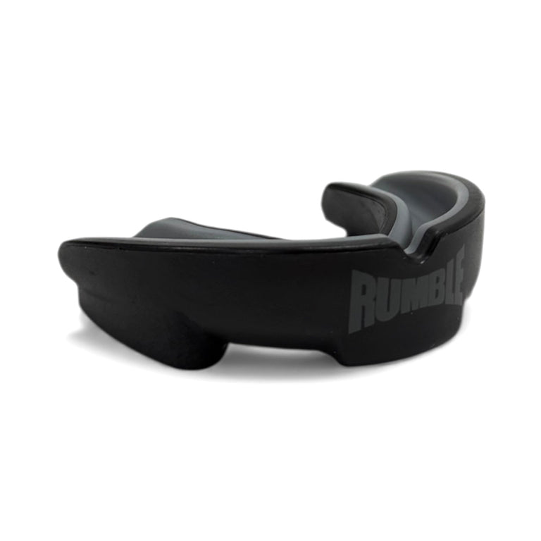 Rumble Mouth guard Special with Gel Black-Grey