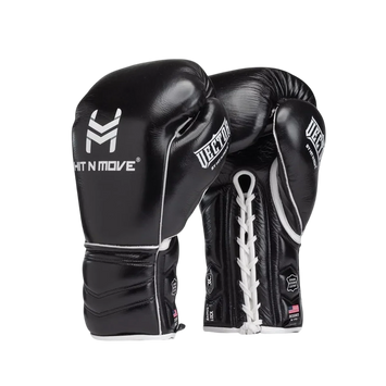 Hit N Move Boxing Gloves Vector Black