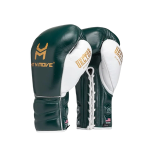 Hit N Move Boxing Gloves Vector Green