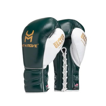 Hit N Move Boxing Gloves Vector Green