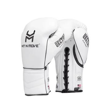 Hit N Move Boxing Gloves Vector White