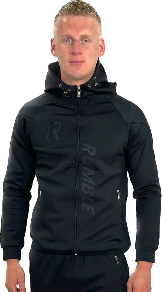 Rumble Poly Jacket Black-Black