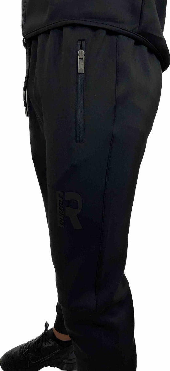 Rumble Poly Pants Black-Black