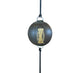 Rumble Boxing ball Brown/Gold Double End Ball leather Metal Ring