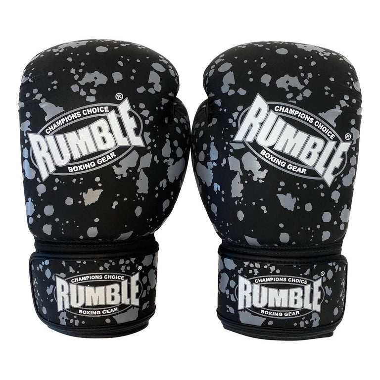 Rumble Boxing Gloves Splash Black/Grey