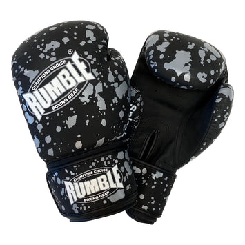 Rumble Boxing Gloves Splash Black/Grey
