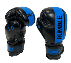 Rumble Boxing Gloves Junior PU 3.0 Black-Blue