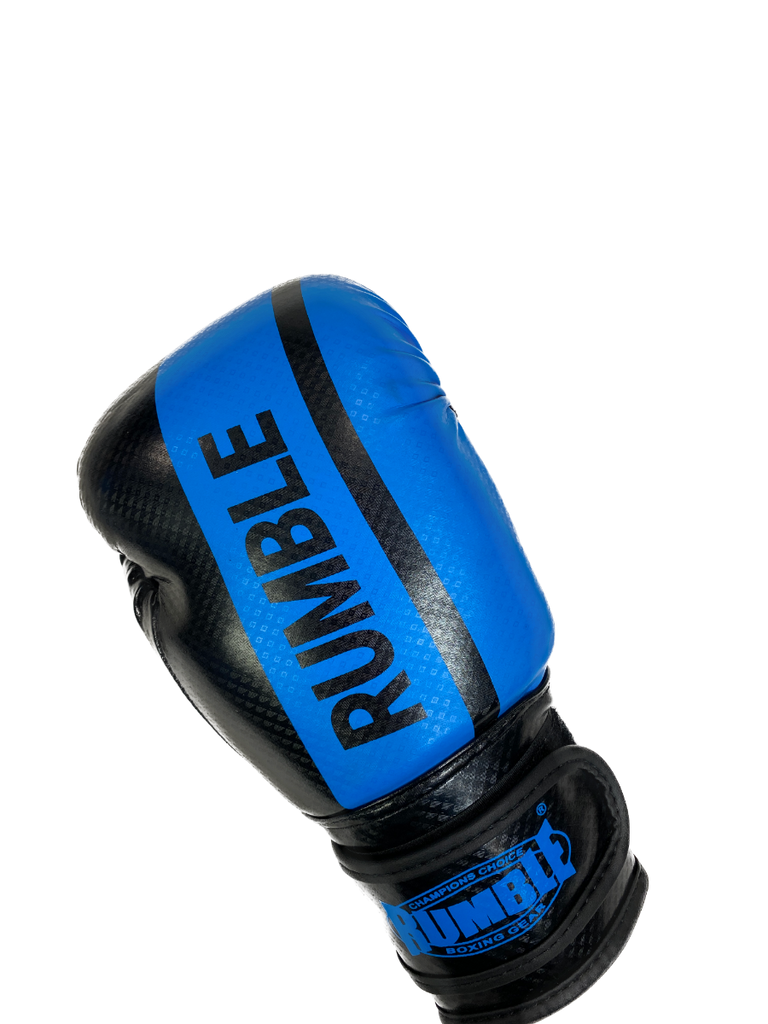Rumble Boxing Gloves Junior PU 3.0 Black-Blue