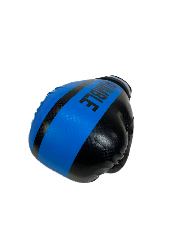Rumble Boxing Gloves Junior PU 3.0 Black-Blue