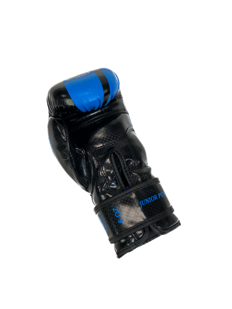 Rumble Boxing Gloves Junior PU 3.0 Black-Blue