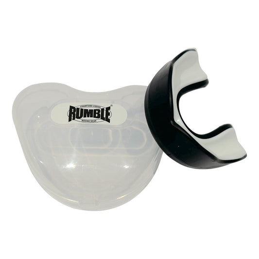 Rumble Mouth Guard Exclusive Black - White