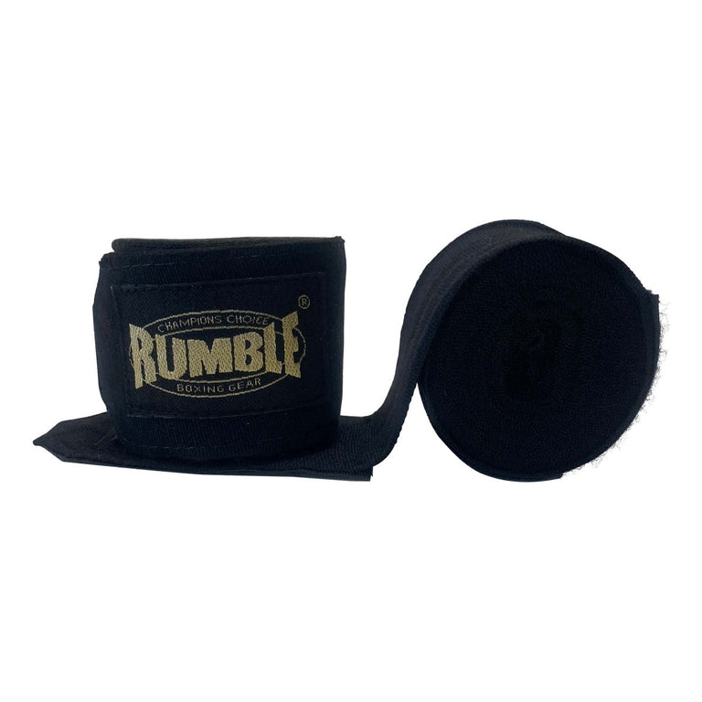 Rumble Hand Wrap Elastic Black-Gold