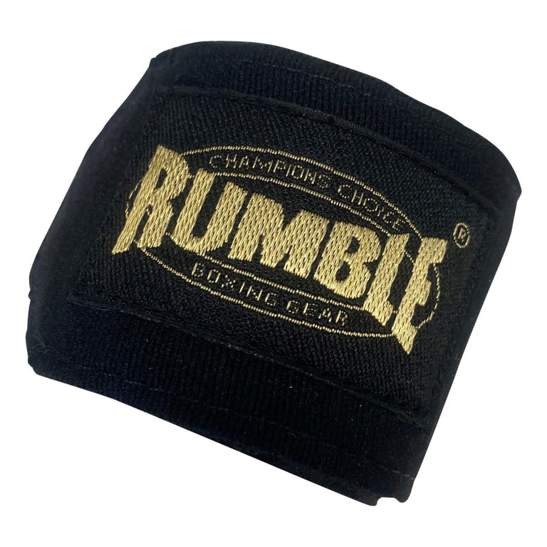 Rumble Hand Wrap Elastic Black-Gold