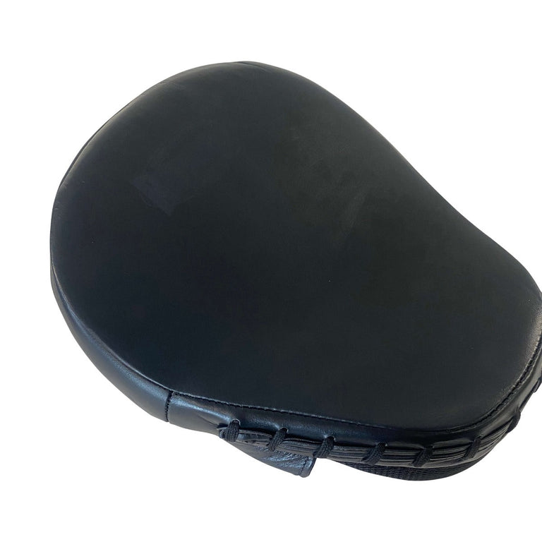 Rumble Hand Pads Leather Curved Special Black-Black