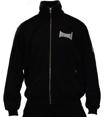 Rumble Training Jacket Black Blue Logo