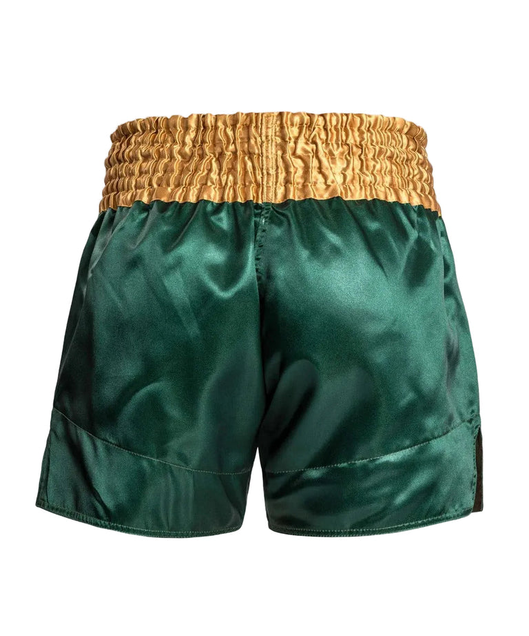 Venum Kickboxing Shorts Classic Green/Gold/White