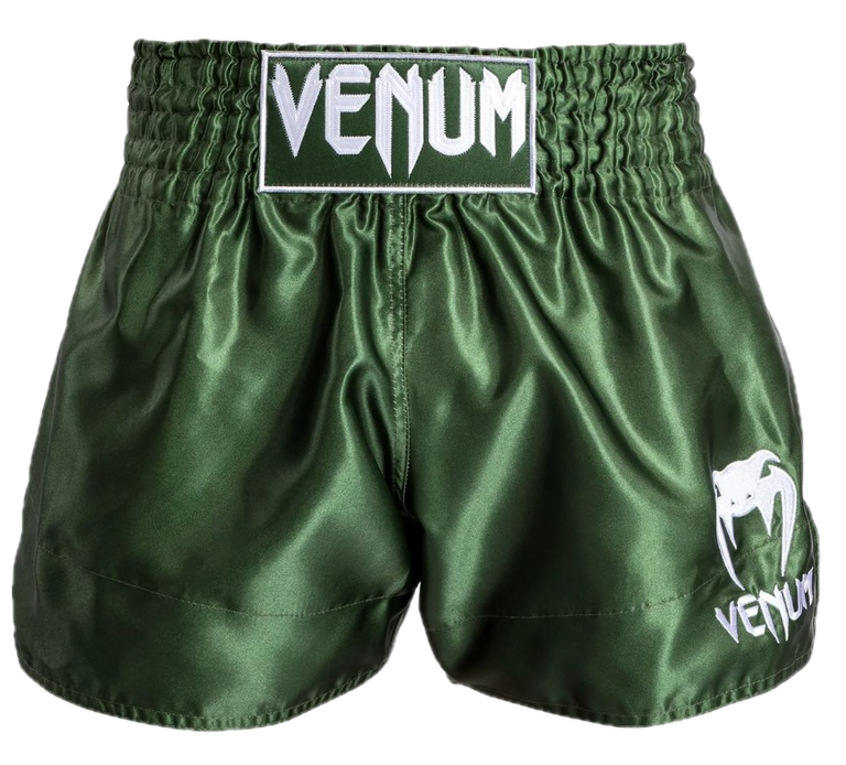 Venum Kickboxing Shorts Classic Khaki/White
