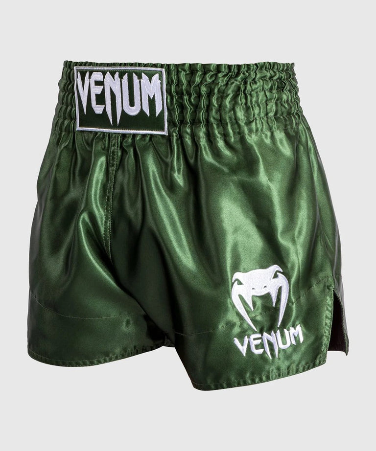 Venum Kickboxing Shorts Classic Khaki/White