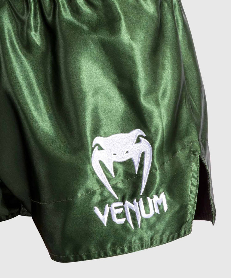 Venum Kickboxing Shorts Classic Khaki/White