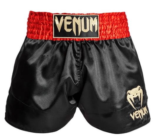 Venum Kickboxing Shorts Classic Red/Black/Gold