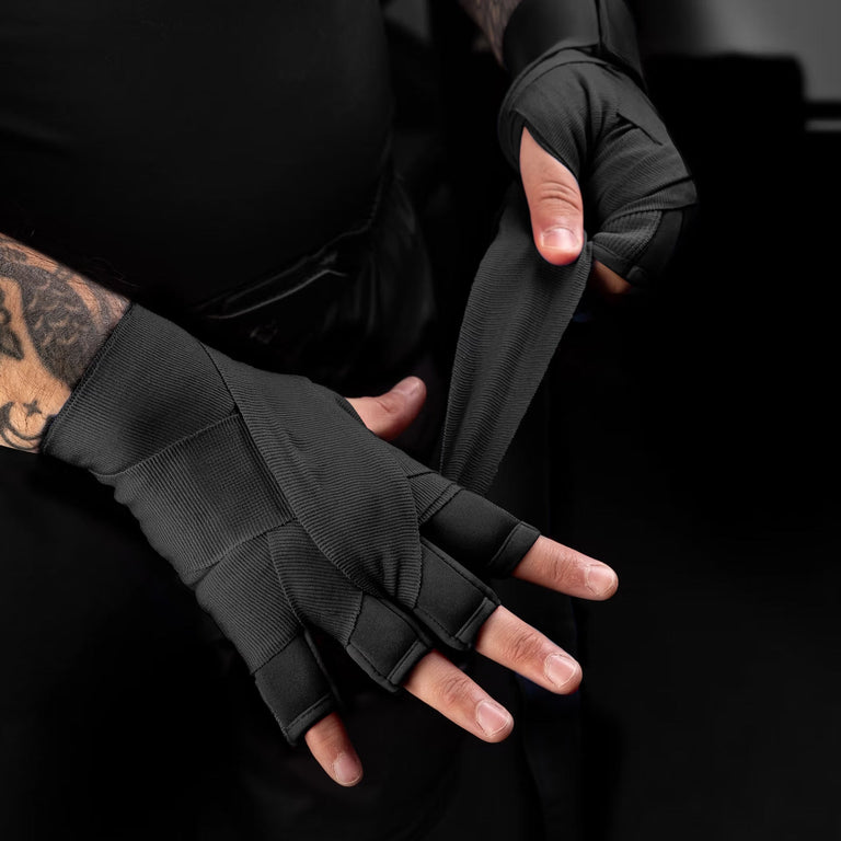 Hayabusa Knuckle Protector and Hand Wrap 2in1 Black
