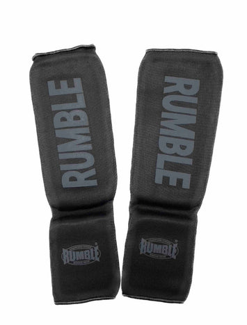 Rumble Shin Guards Sleeve 3.0 Black-Grey