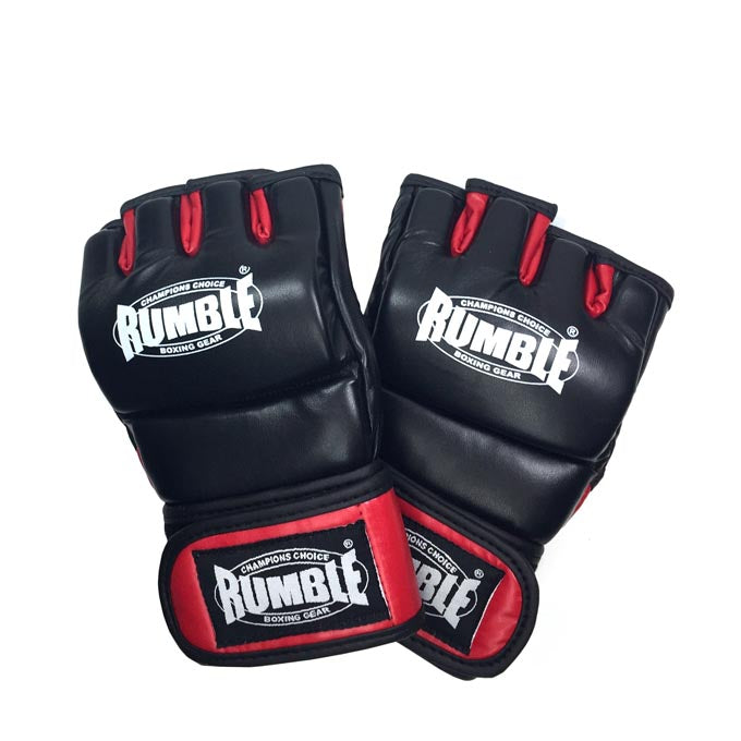 Rumble MMA Gloves PU Ready 2.0 Black-Red