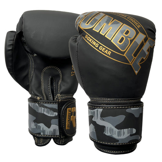 Rumble Boxing Gloves Kids Camo Black/Gold