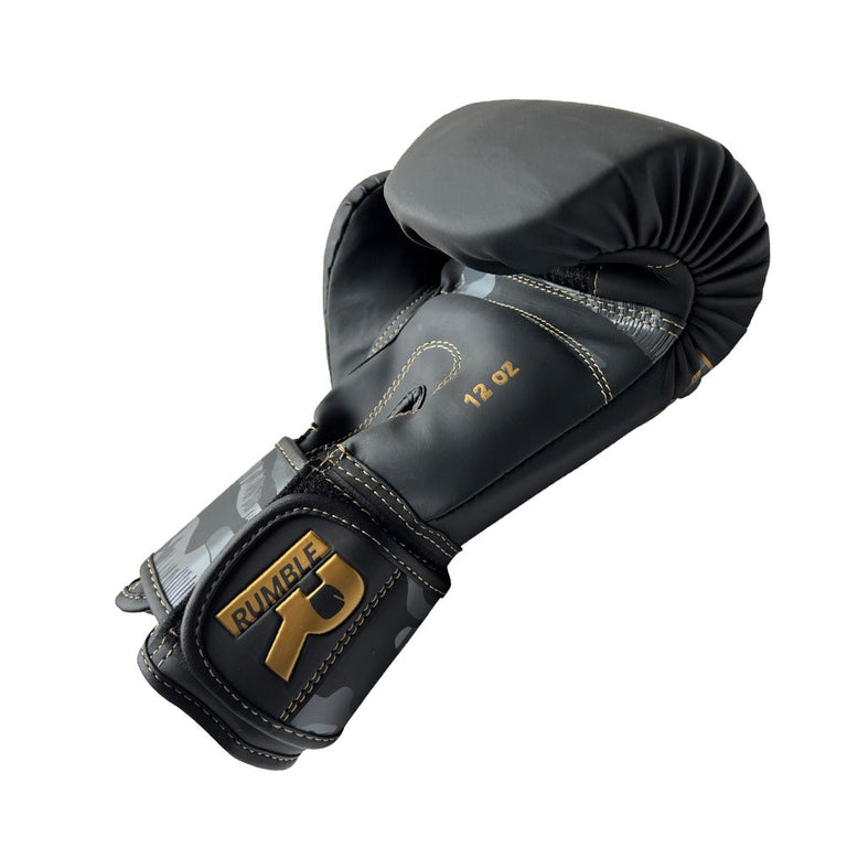 Rumble Boxing Gloves Kids Camo Black/Gold