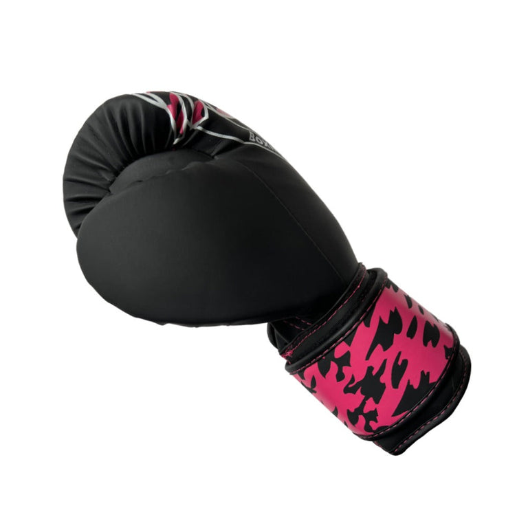 Rumble Kickboxing Set Kids Camo Black/Pink + Headguard + Sports Bag
