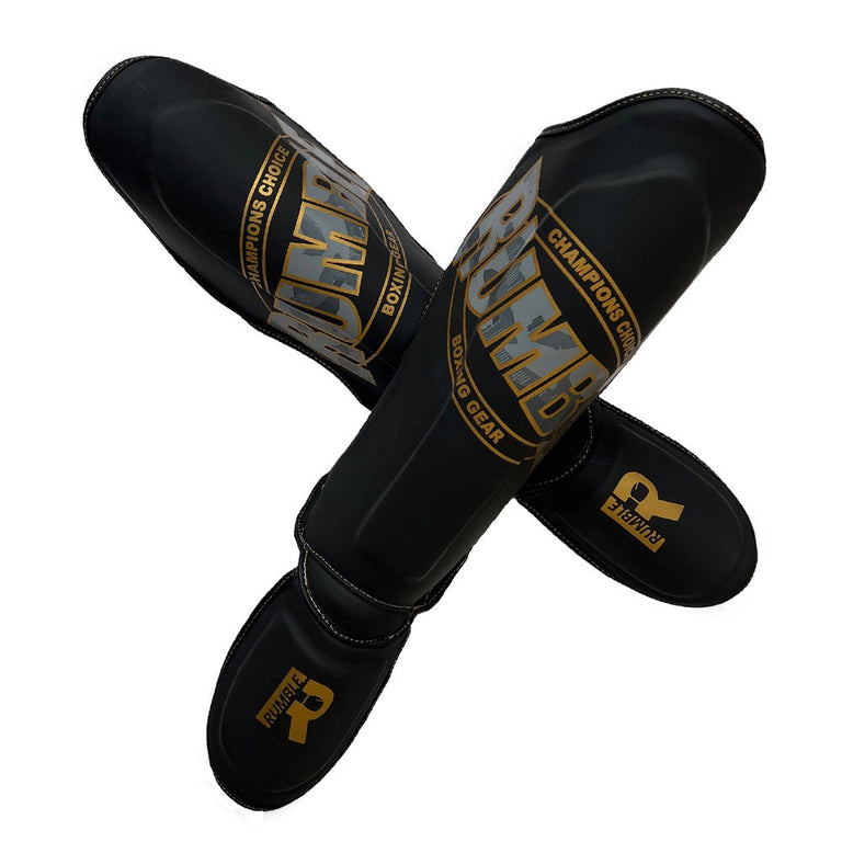 Rumble Kickboxing Set Kids Camo Black/Gold + Head Guard + Sports Bag