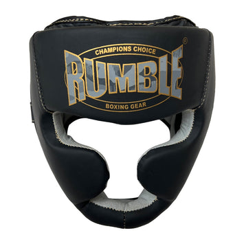 Rumble Head Guard Junior Camo Black/Gold