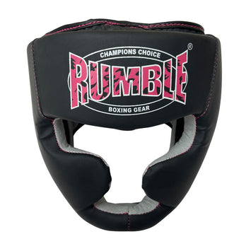 Rumble Head Guard Junior Camo Black/Pink